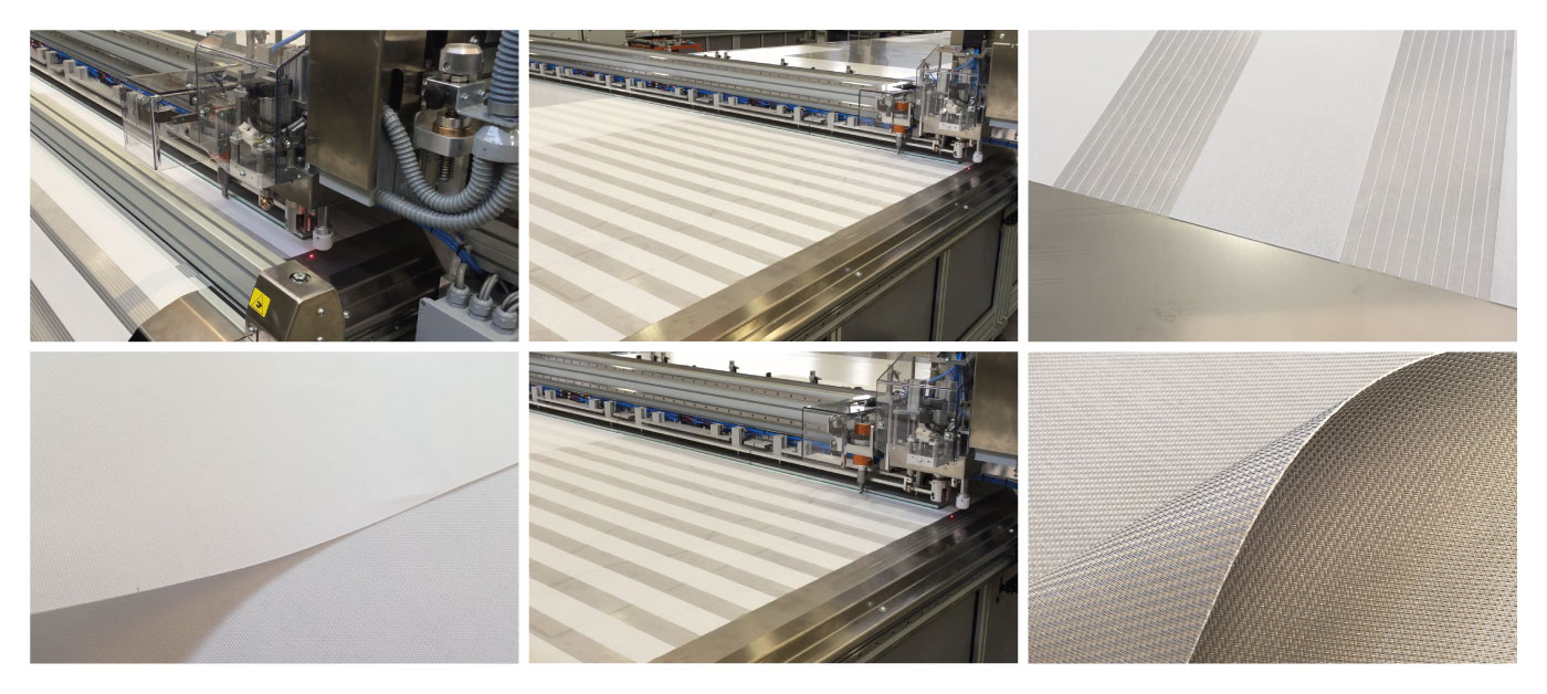 Machines for Sun Protection – Case Studies  – Roller blinds in zebra fabrics - Image 1_0